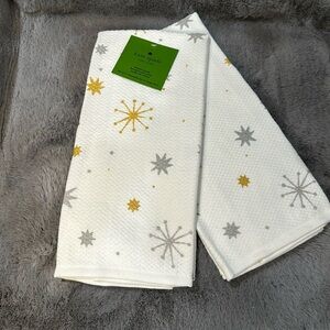 NWT Kate Spade Starburst kitchen towels | set of 2